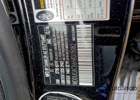 2017 Mercedes-Benz S 550 из США, поврежденный, VIN WDDUG8CB6HA315082